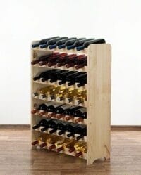 Weinregal für 42 Flaschen - Erle geölt