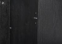 Weinschrank Weinregal Vintage Bar FSC-zertifiziert 89x120x40cm schwarz