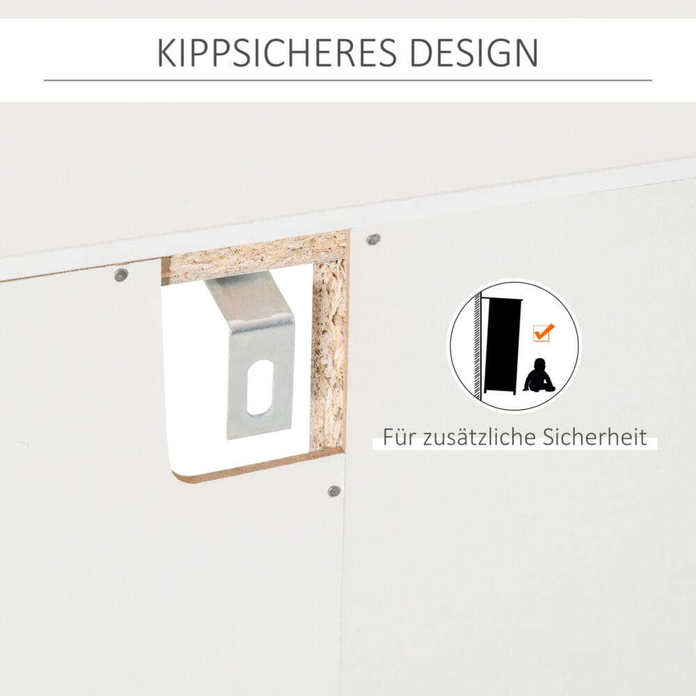 Weinschrank mit Gläserhalterung 20-Flaschen Weinregal 80x36x85cm