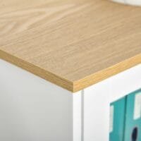 Weinschrank mit Glastür Weinregal Sideboard 8 Flaschen Weinregal