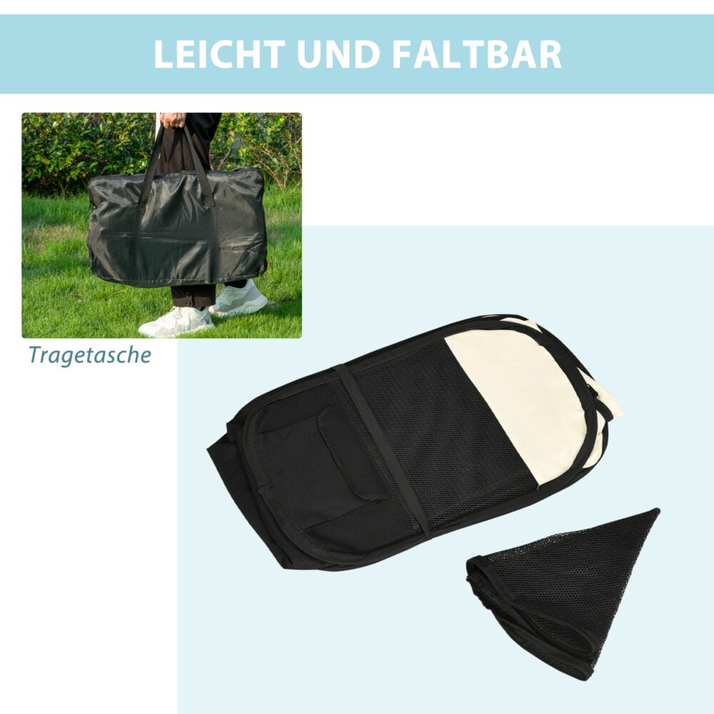 Welpenlaufstall Faltbarer Welpenauslauf Freigehege 92x92x58cm