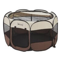 Pop Up Hundelaufstall 58x114x114cm Welpenauslauf Telford