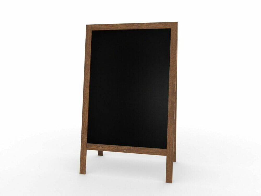 XL Kundenstopper Werbetafel 100x60cm  Kreidetafel