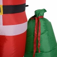 XXL 240cm Aufblasbarer LED-Weihnachtsmann Stehend