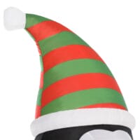 XXL 243cm Aufblasbarer LED-Pinguin Merry Christmas