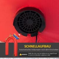 XXL Aufblasbarer Torbogen 270cm mit Weihnachtsmann LED