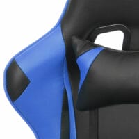 XXL Bürostuhl Racer Gamingstuhl 150kg belastbar schwarz blau