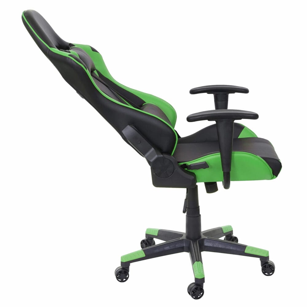 XXL Bürostuhl Racer Gamingstuhl 150kg belastbar - schwarz grün