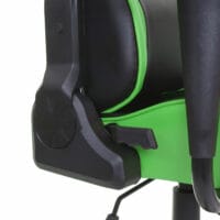 XXL Bürostuhl Racer Gamingstuhl 150kg belastbar - schwarz grün