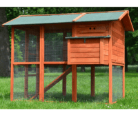 XXL Hühnerstall Hühnerhaus Premium mit Nistkasten