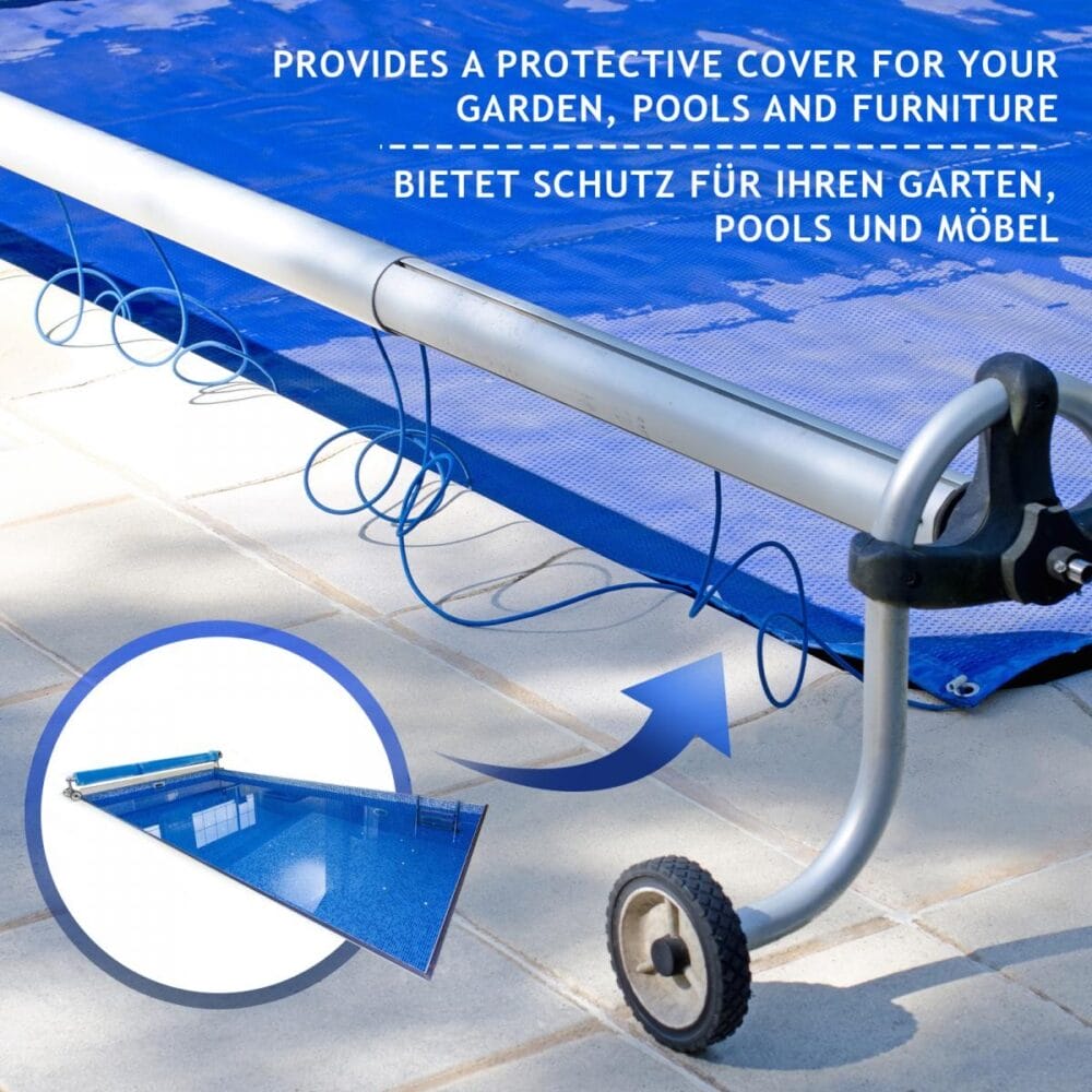 Abdeckplane Blau 2x3m 650g/m² Wasserdicht Reissfest Aluminiumösen