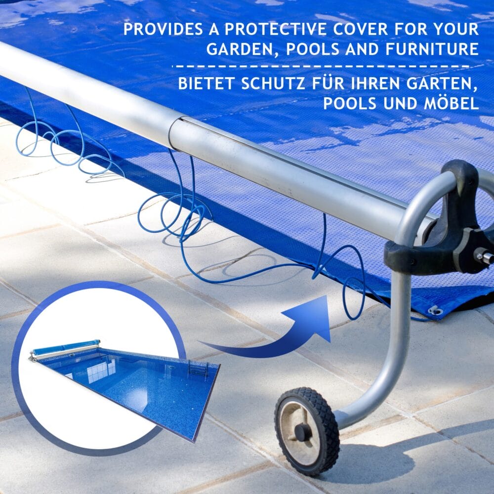 Abdeckplane Blau 3x6m 650g/m² Wasserdicht Hitzebeständig