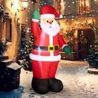 Aufblasbarer Weihnachtsmann 184cm mit LED-Beleuchtung