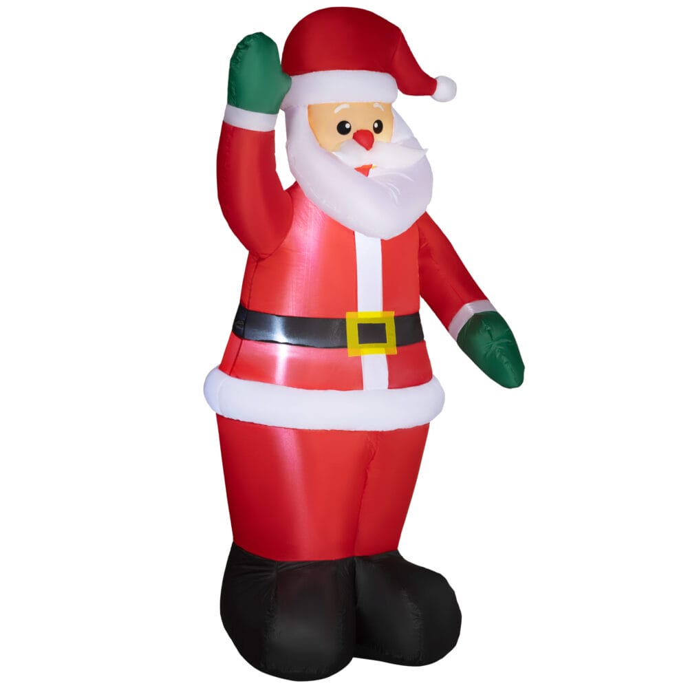 Aufblasbarer Weihnachtsmann 184cm mit LED-Beleuchtung