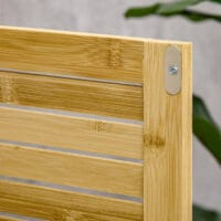 Offenes Standregal Badezimmerschrank aus Bambus Natur