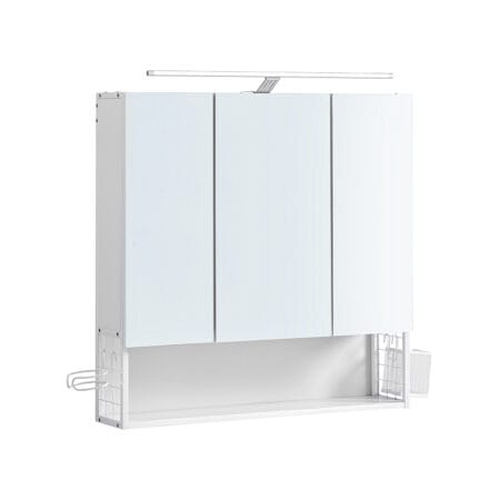 Badezimmerschrank Spiegelschrank mit LED Weiss.