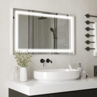 Moderner LED Badspiegel wasserdicht mit Touch-Funktion