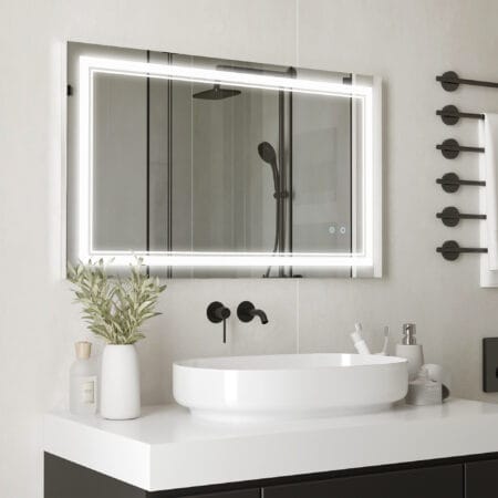 Moderner LED Badspiegel wasserdicht mit Touch-Funktion