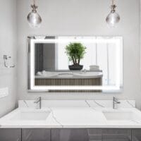 Moderner LED Badspiegel wasserdicht mit Touch-Funktion