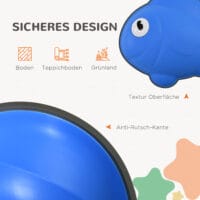 Buntes 9-teiliges Set rutschfester Balanciersteine für Kinder, bis 80kg belastbar. Es ermöglicht den Aufbau von anspruchsvollen Balance-Parcours.