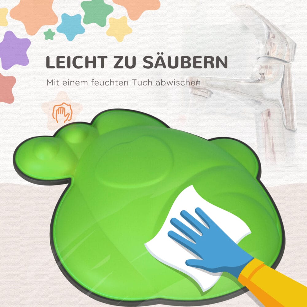 Buntes 9-teiliges Set rutschfester Balanciersteine für Kinder, bis 80kg belastbar. Es ermöglicht den Aufbau von anspruchsvollen Balance-Parcours.