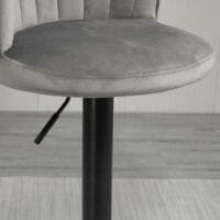 Barhocker 2er-Set drehbar höhenverstellbar Grau – Produktfoto zeigt modernes Design, hochwertige Materialien und funktionale Eigenschaften ideal für Wohn- oder Arbeitsbereiche. Perfekt als Einrichtungsinspiration oder zur Produktpräsentation in einem Onlineshop.