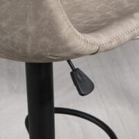 Barhocker 2er-Set drehbar & höhenverstellbar Kunstlederbezug Beige – Produktfoto zeigt modernes Design, hochwertige Materialien und funktionale Eigenschaften ideal für Wohn- oder Arbeitsbereiche. Perfekt als Einrichtungsinspiration oder zur Produktpräsentation in einem Onlineshop.