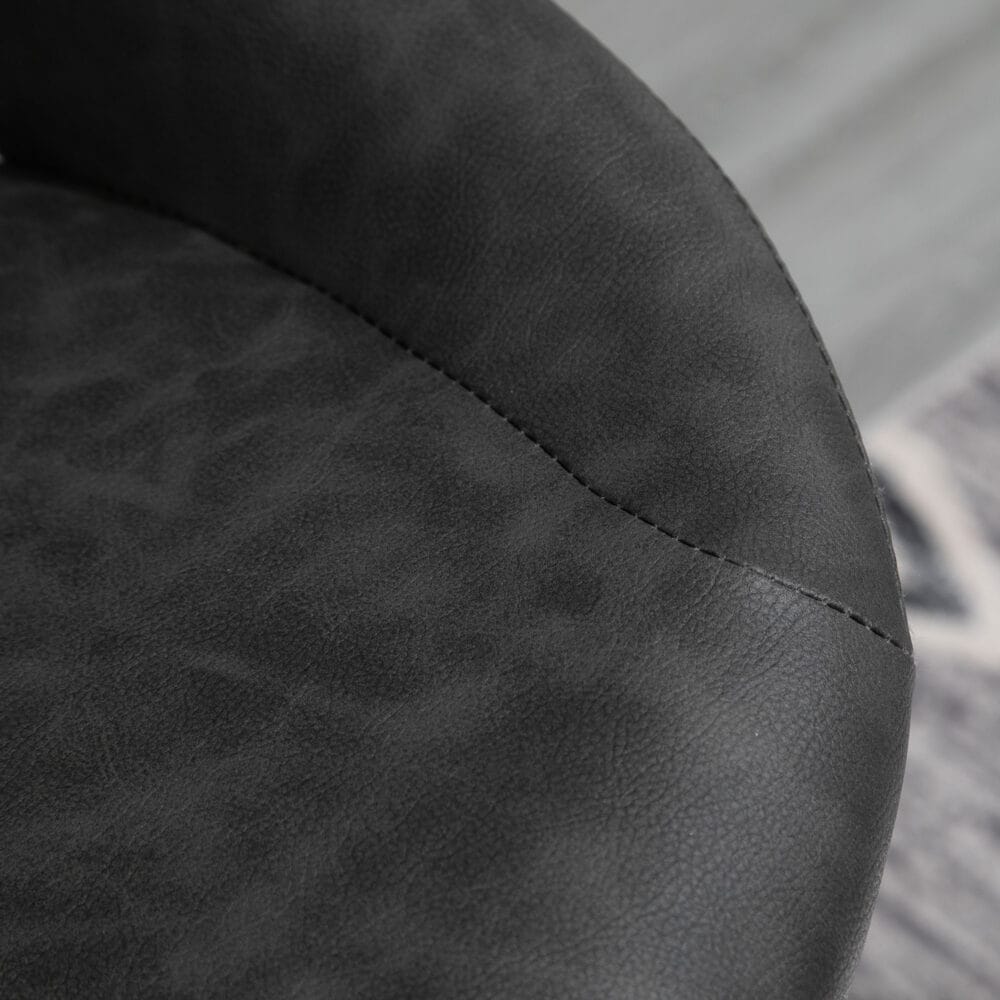 Barhocker 2er-Set höhenverstellbar Lederoptik Grau – Produktfoto zeigt modernes Design, hochwertige Materialien und funktionale Eigenschaften ideal für Wohn- oder Arbeitsbereiche. Perfekt als Einrichtungsinspiration oder zur Produktpräsentation in einem Onlineshop.