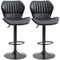 Barhocker 2er-Set höhenverstellbar modern Schwarz – Produktfoto zeigt modernes Design, hochwertige Materialien und funktionale Eigenschaften ideal für Wohn- oder Arbeitsbereiche. Perfekt als Einrichtungsinspiration oder zur Produktpräsentation in einem Onlineshop.