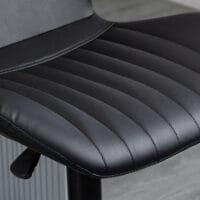 Barhocker 2er-Set höhenverstellbar modern Schwarz – Produktfoto zeigt modernes Design, hochwertige Materialien und funktionale Eigenschaften ideal für Wohn- oder Arbeitsbereiche. Perfekt als Einrichtungsinspiration oder zur Produktpräsentation in einem Onlineshop.