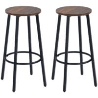 Barhocker 2er-Set Industrial Design stabil Braun – Produktfoto zeigt modernes Design, hochwertige Materialien und funktionale Eigenschaften ideal für Wohn- oder Arbeitsbereiche. Perfekt als Einrichtungsinspiration oder zur Produktpräsentation in einem Onlineshop.