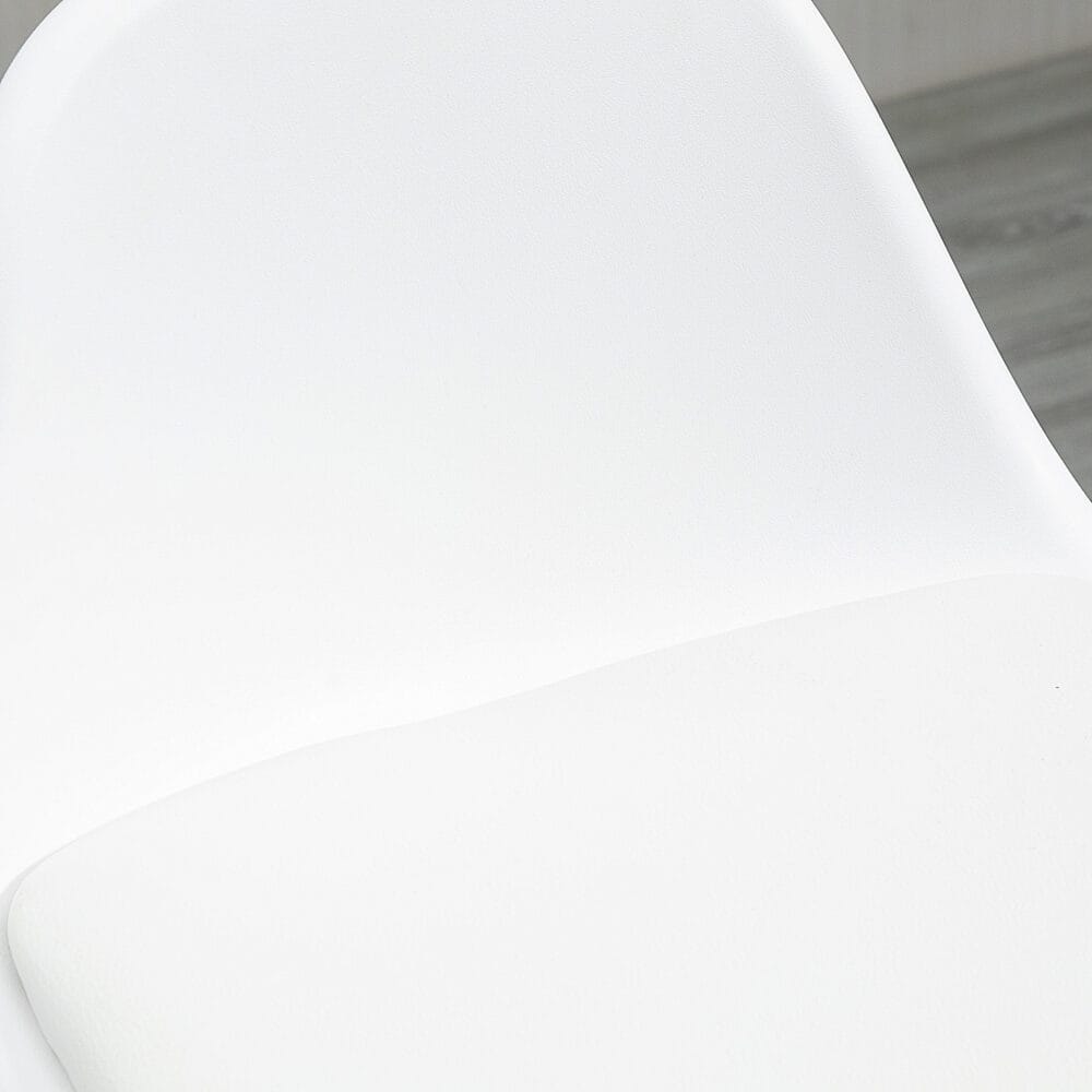 Barhocker 2er-Set Kunstleder 38,5x42,5x91cm Weiss – Produktfoto zeigt modernes Design, hochwertige Materialien und funktionale Eigenschaften ideal für Wohn- oder Arbeitsbereiche. Perfekt als Einrichtungsinspiration oder zur Produktpräsentation in einem Onlineshop.