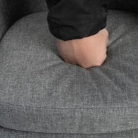 Barhocker 2er-Set mit Fussstütze Leinenbezug Grau – Produktfoto zeigt modernes Design, hochwertige Materialien und funktionale Eigenschaften ideal für Wohn- oder Arbeitsbereiche. Perfekt als Einrichtungsinspiration oder zur Produktpräsentation in einem Onlineshop.