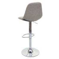 Barhocker Tresenhocker vintage creme-grau Stoff/Textil
