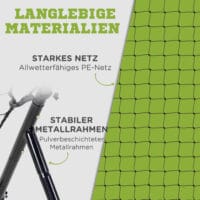 Schwarzer tragbarer Baseball Rebounder, eine stabile Rückprallwand für effektives Baseballtraining.