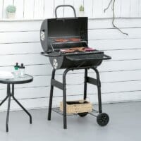 BBQ Holzkohlegrill mit Thermometer