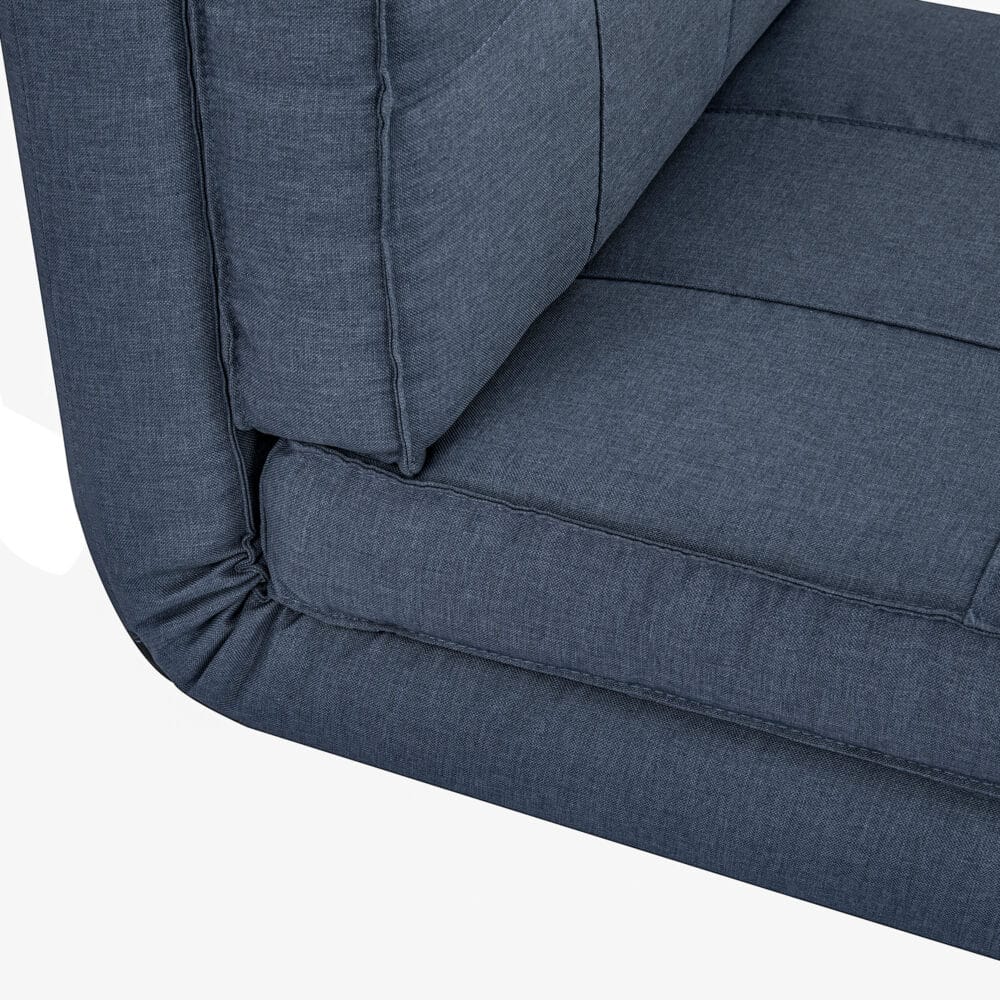 Sessel Sofa Gästebett klappbar 61x73x58cm Dunkelblau - Praktisches Gästebett in Form eines Sessels, Dunkelblau.