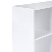 Bücherregal Kinderzimmerregal 5 Fächer Holz Weiss
