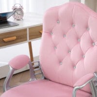 Bürostuhl 120kg höhenverstellbar ergonomisch Rosa – Produktfoto zeigt modernes Design, hochwertige Materialien und funktionale Eigenschaften ideal für Wohn- oder Arbeitsbereiche. Perfekt als Einrichtungsinspiration oder zur Produktpräsentation in einem Onlineshop.