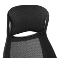 Bürostuhl Chefsessel Ergonomisch Stoff Schwarz