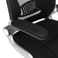 Bürostuhl Chefsessel Ergonomisch Stoff Schwarz