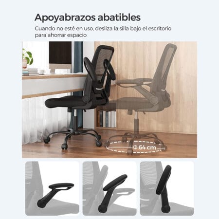 Ergonomischer Bürostuhl vielseitige Einstellmöglichkeiten