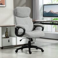 Bürostuhl ergonomisch mit Wippfunktion bis 120kg belastbar Hellgrau – Produktfoto zeigt modernes Design, hochwertige Materialien und funktionale Eigenschaften ideal für Wohn- oder Arbeitsbereiche. Perfekt als Einrichtungsinspiration oder zur Produktpräsentation in einem Onlineshop.