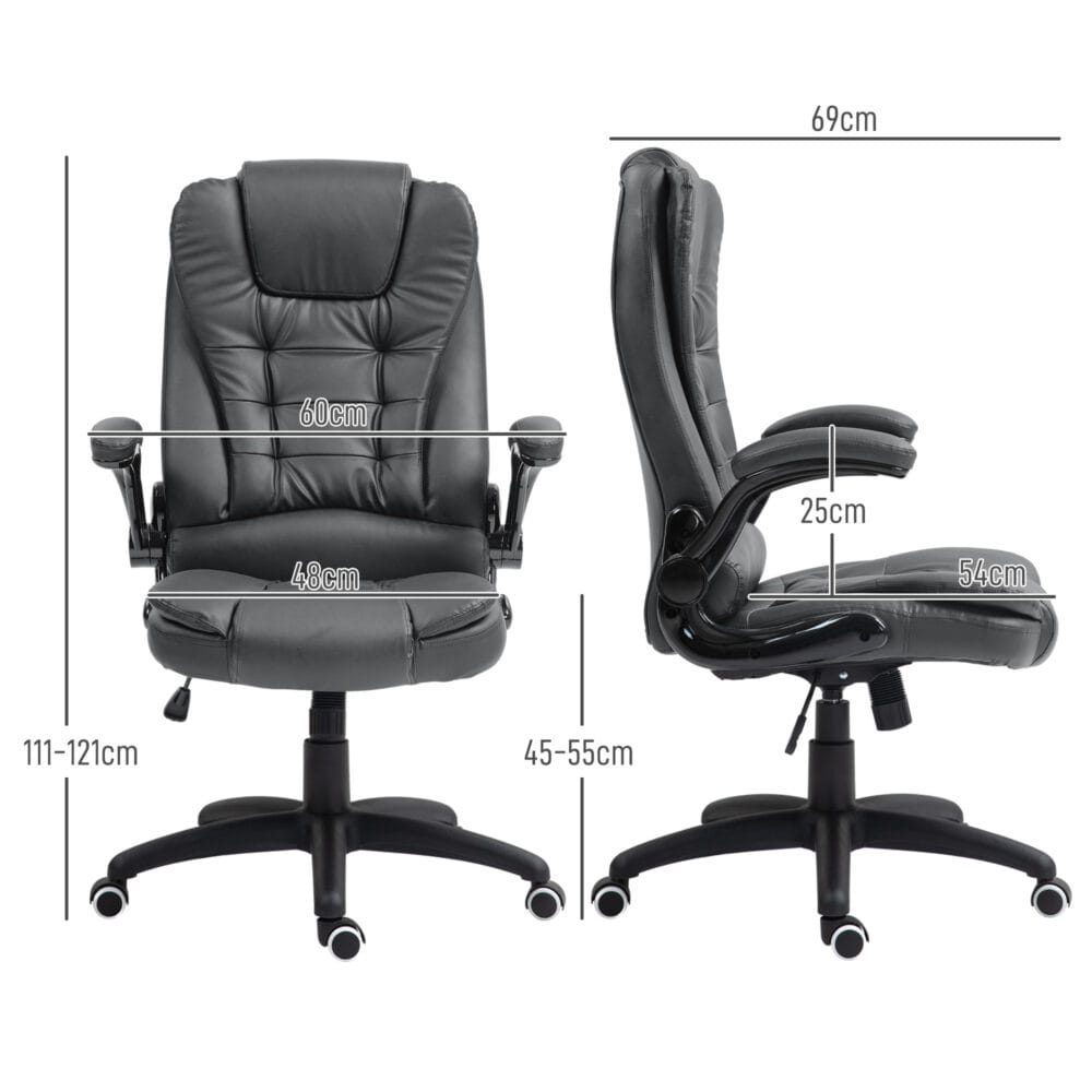 Bürostuhl höhenverstellbar ergonomisch Home-Office Dunkelgrau – Produktfoto zeigt modernes Design, hochwertige Materialien und funktionale Eigenschaften ideal für Wohn- oder Arbeitsbereiche. Perfekt als Einrichtungsinspiration oder zur Produktpräsentation in einem Onlineshop.
