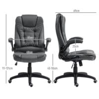 Bürostuhl höhenverstellbar ergonomisch Home-Office Dunkelgrau – Produktfoto zeigt modernes Design, hochwertige Materialien und funktionale Eigenschaften ideal für Wohn- oder Arbeitsbereiche. Perfekt als Einrichtungsinspiration oder zur Produktpräsentation in einem Onlineshop.