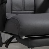 Bürostuhl höhenverstellbar Massagefunktion ergonomisch Dunkelgrau – Produktfoto zeigt modernes Design, hochwertige Materialien und funktionale Eigenschaften ideal für Wohn- oder Arbeitsbereiche. Perfekt als Einrichtungsinspiration oder zur Produktpräsentation in einem Onlineshop.