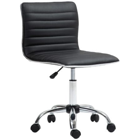 Bürostuhl höhenverstellbar mit Rollen bis 120kg belastbar Schwarz – Produktfoto zeigt modernes Design, hochwertige Materialien und funktionale Eigenschaften ideal für Wohn- oder Arbeitsbereiche. Perfekt als Einrichtungsinspiration oder zur Produktpräsentation in einem Onlineshop.