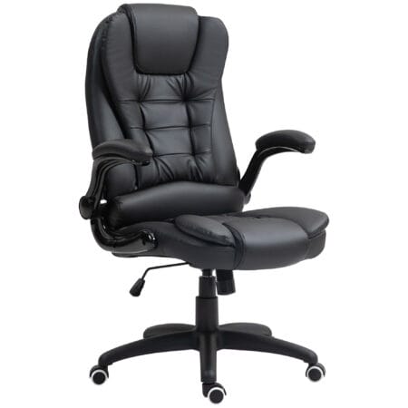 Bürostuhl höhenverstellbar Wippfunktion Home-Office Schwarz – Produktfoto zeigt modernes Design, hochwertige Materialien und funktionale Eigenschaften ideal für Wohn- oder Arbeitsbereiche. Perfekt als Einrichtungsinspiration oder zur Produktpräsentation in einem Onlineshop.