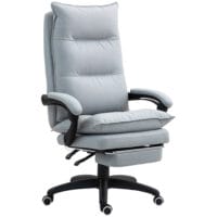 Bürostuhl mit Massage- & Liegefunktion höhenverstellbar mit Fussstütze Hellgrau – Produktfoto zeigt modernes Design, hochwertige Materialien und funktionale Eigenschaften ideal für Wohn- oder Arbeitsbereiche. Perfekt als Einrichtungsinspiration oder zur Produktpräsentation in einem Onlineshop.