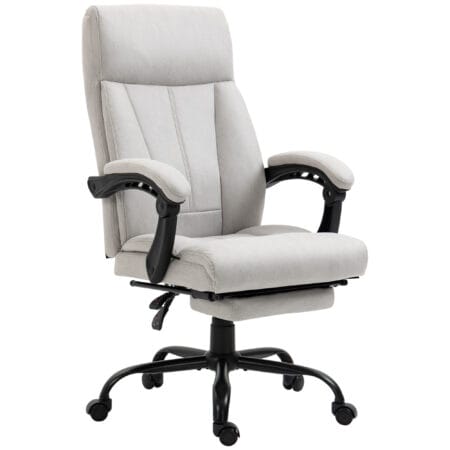 Bürostuhl mit Massagefunktion & Fussstütze Hellgrau – Produktfoto zeigt modernes Design, hochwertige Materialien und funktionale Eigenschaften ideal für Wohn- oder Arbeitsbereiche. Perfekt als Einrichtungsinspiration oder zur Produktpräsentation in einem Onlineshop.